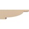 Ekena Millwork 4"W x 24"D x 8"H Thin Alpine Rough Cedar Woodgrain TimberThane Corbel, Primed Tan CORUR04X24X08ALPRCPR - alternate 2